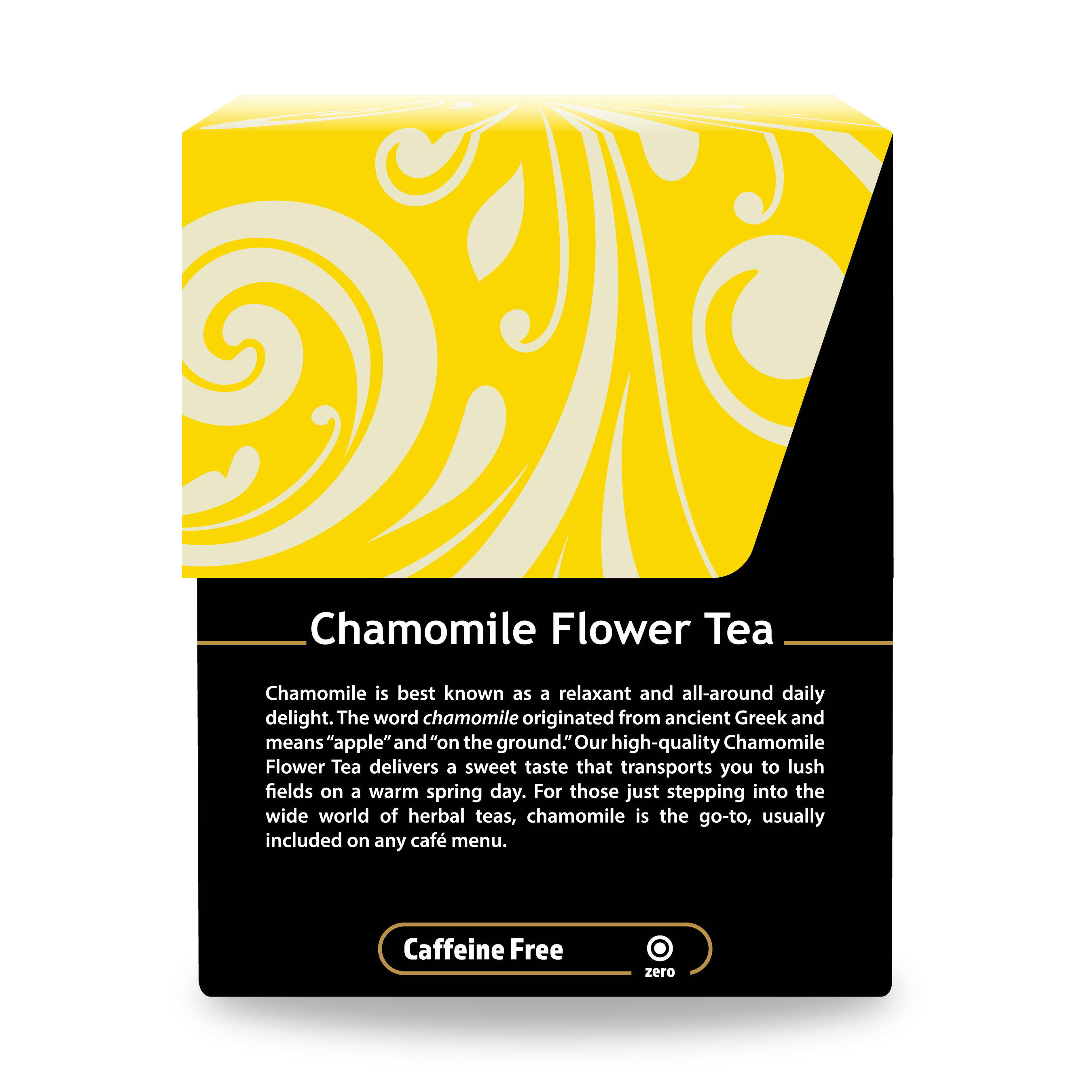 Buddha Teas Chamomile Flower Tea - right side panel