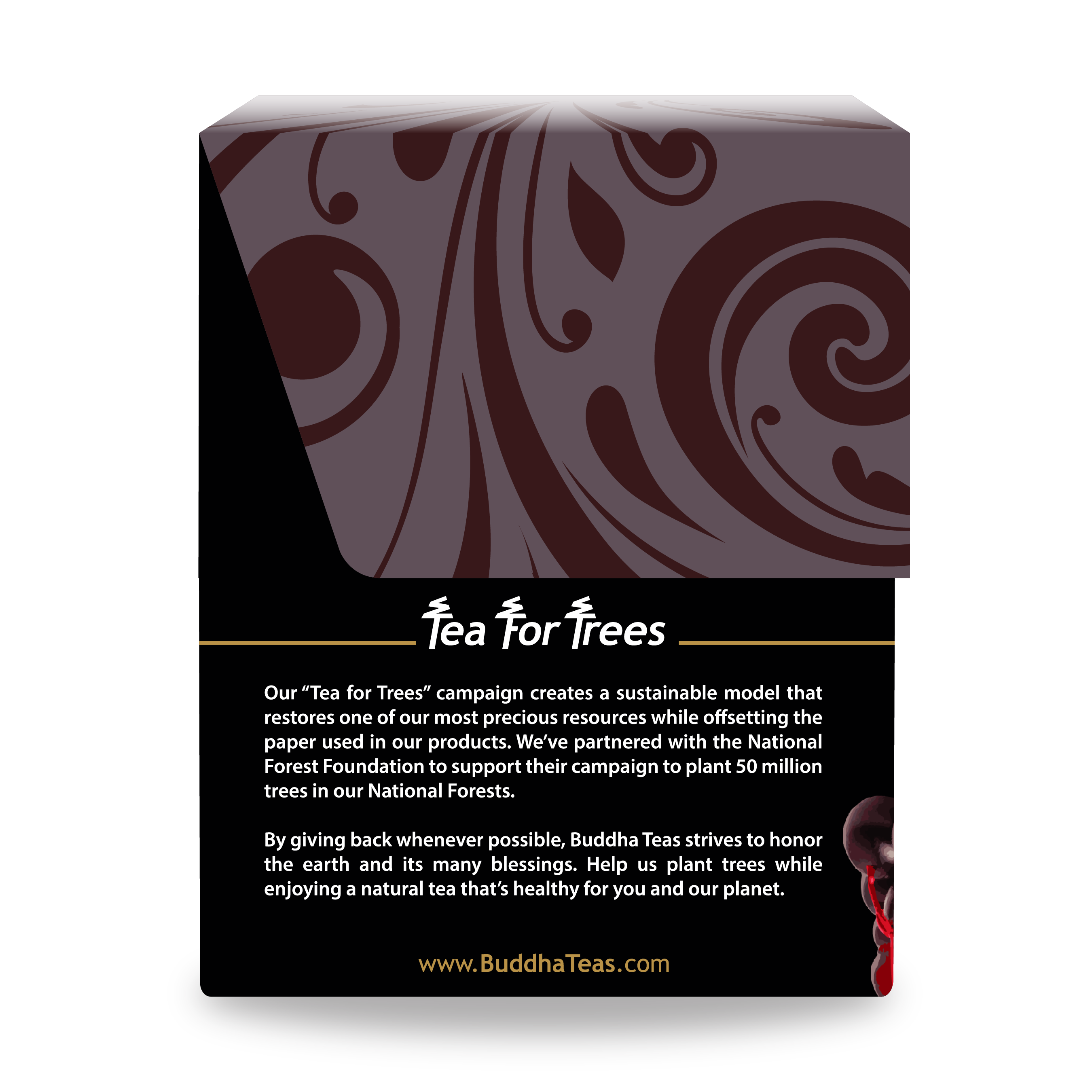 Buddha Teas Elderberry Tea - left side panel