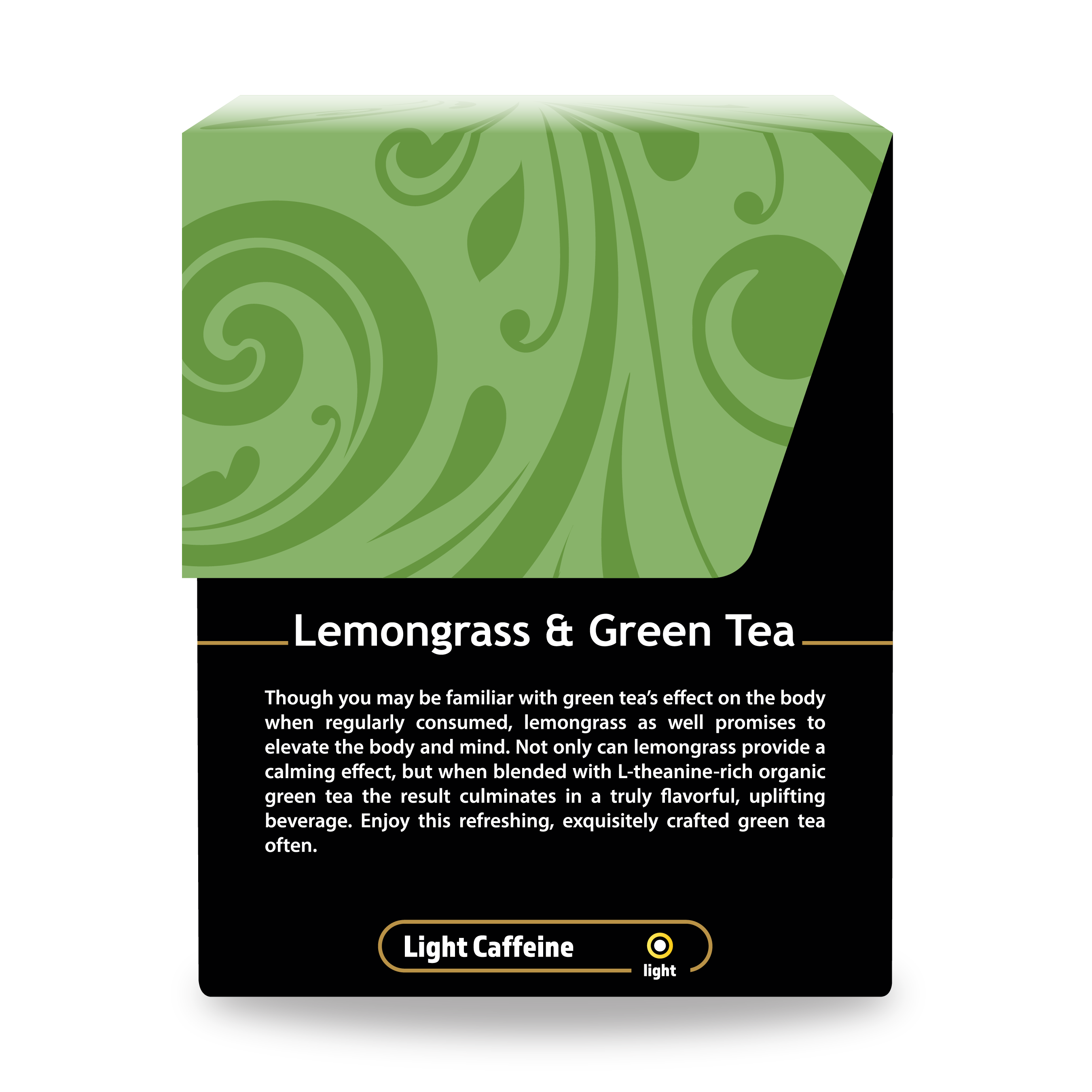 Buddha Teas Lemongrass Green Tea - right side panel