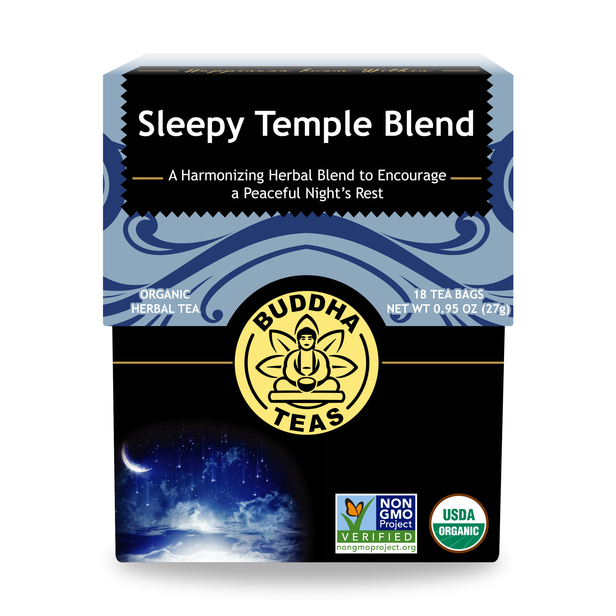 Buddha Teas Sleepy Temple Blend - front view