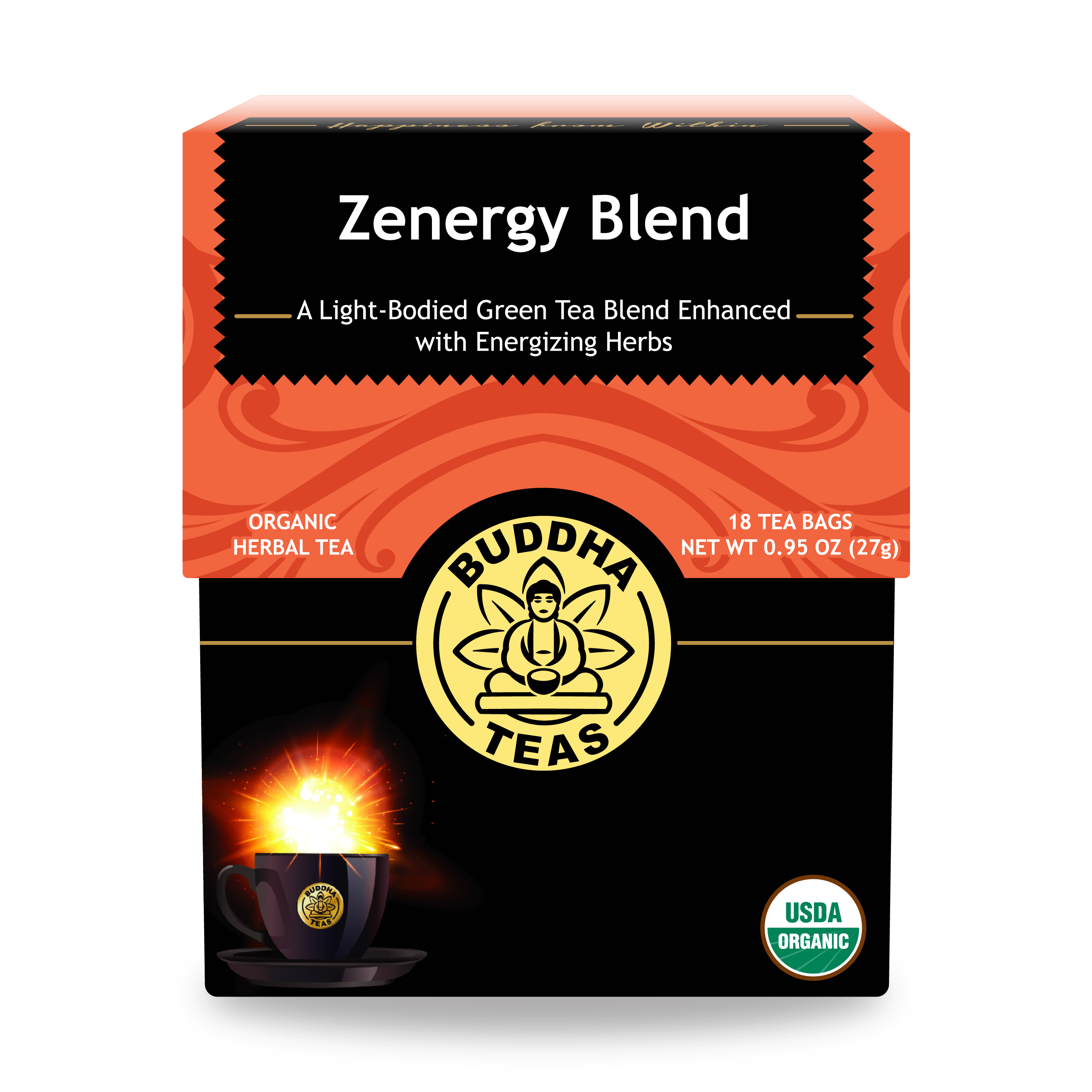 Buy Zenergy Blend: Organic & Plastic-Free Tea Bags | Buddha Teas