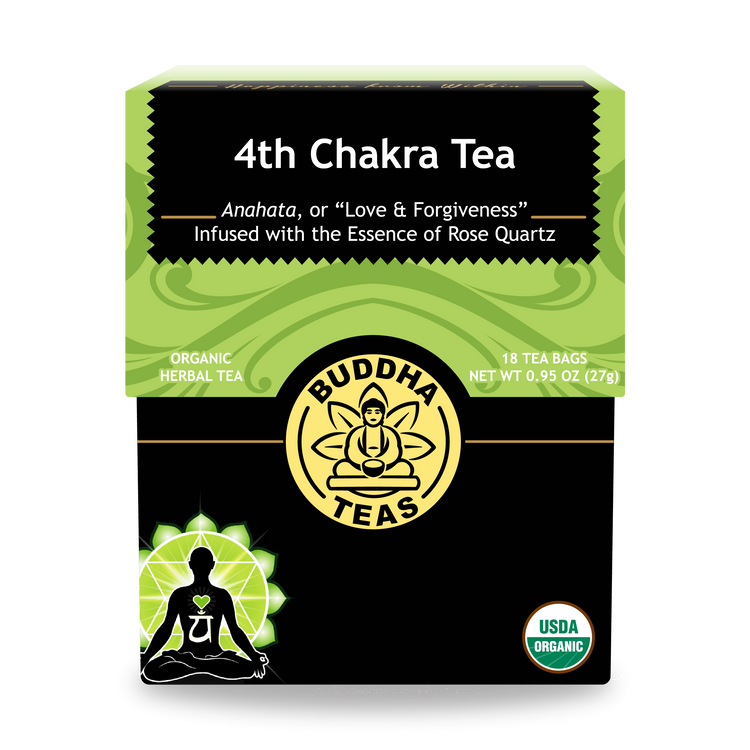 Buddha Teas 4th Chakra Tea - front view