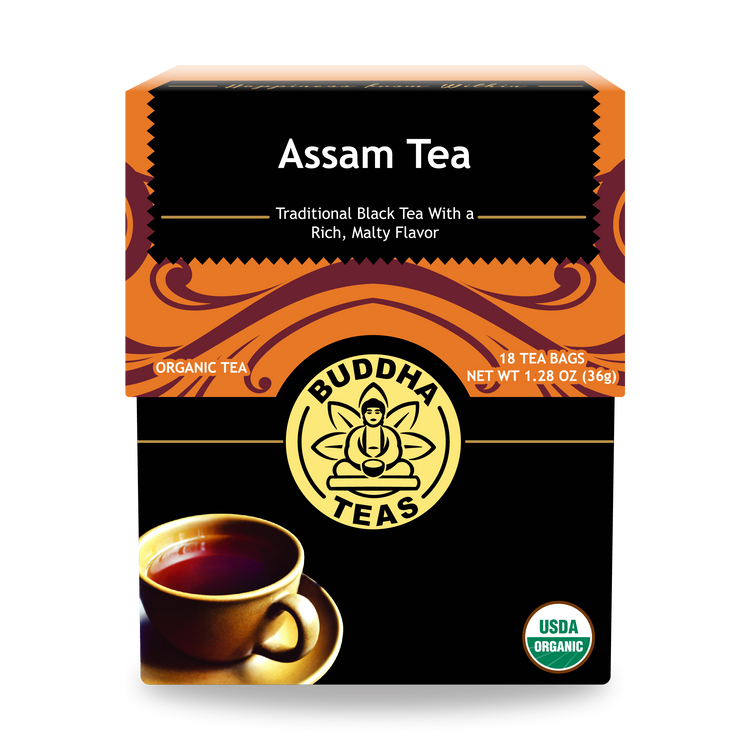 Buddha Teas Assam Tea - front view 