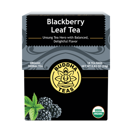 Buddha Teas Blackberry Leaf Tea - front view