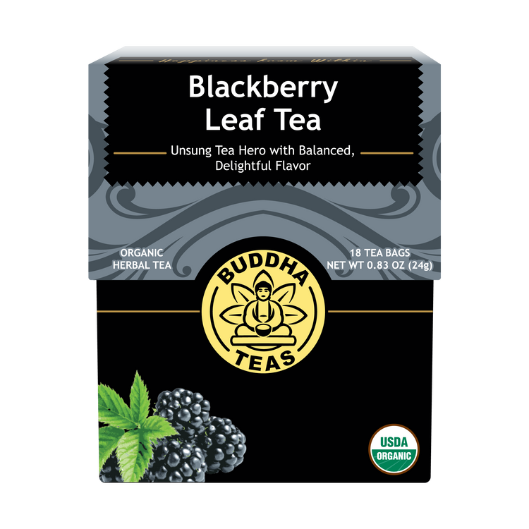 Buddha Teas Blackberry Leaf Tea - front view