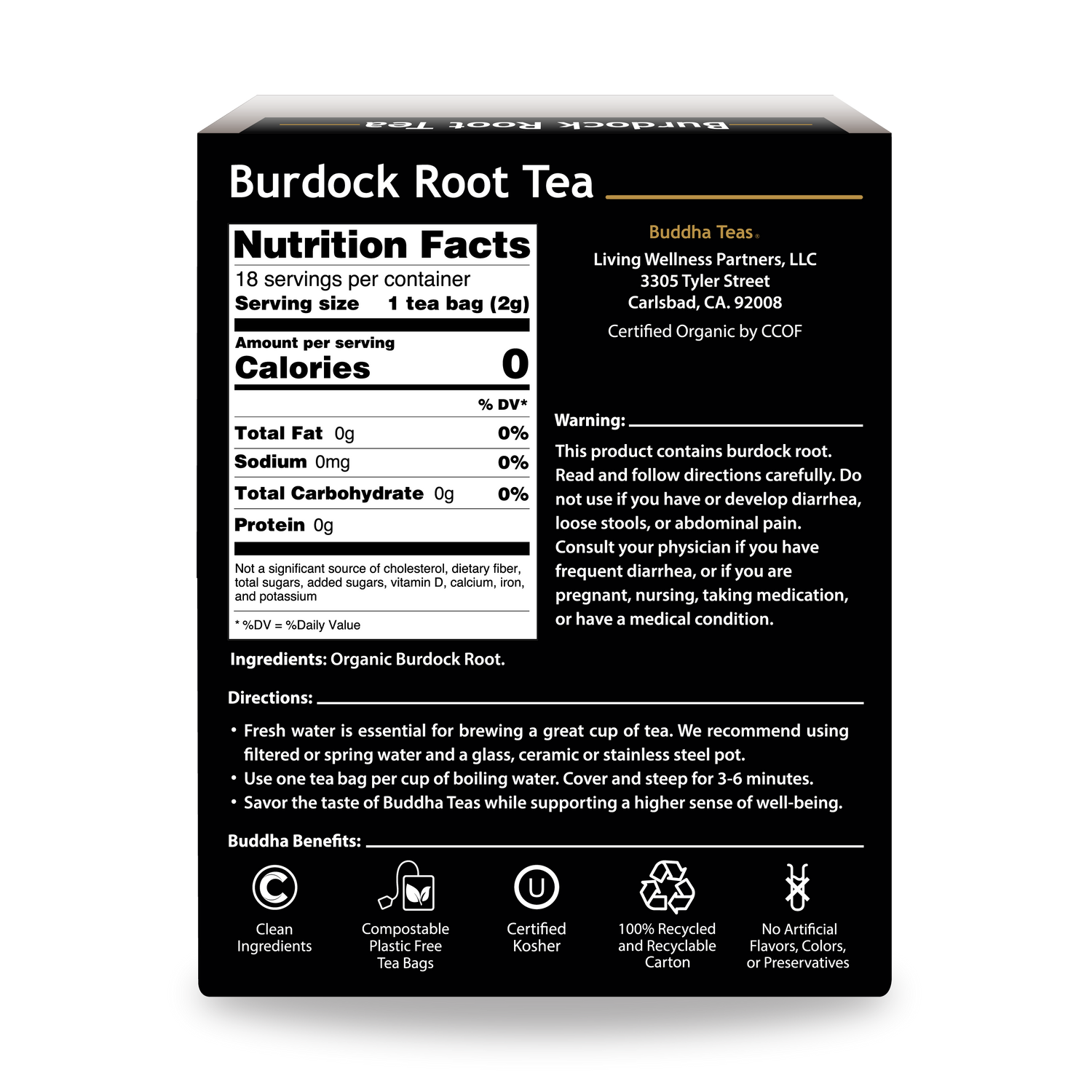 Burdock Root Tea