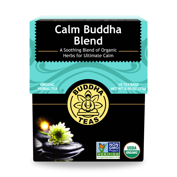 Buddha Teas Calm Buddha Blend - front view