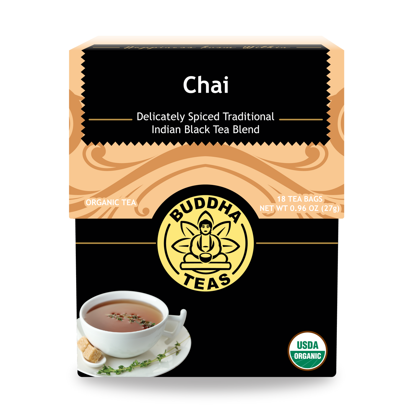 Buddha Teas Chai - front view