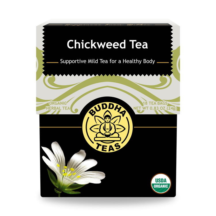 Buddha Teas Chickweed Tea - front view