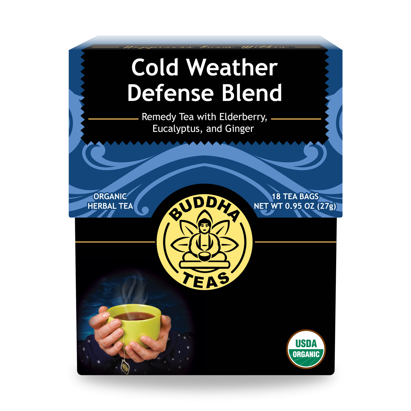 Buddha Teas Cold Weather Defense Blend - front view