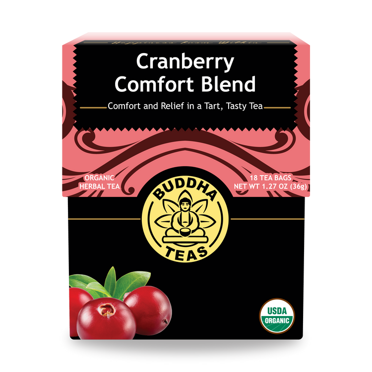 Buddha Teas Cranberry Comfort Blend - front view