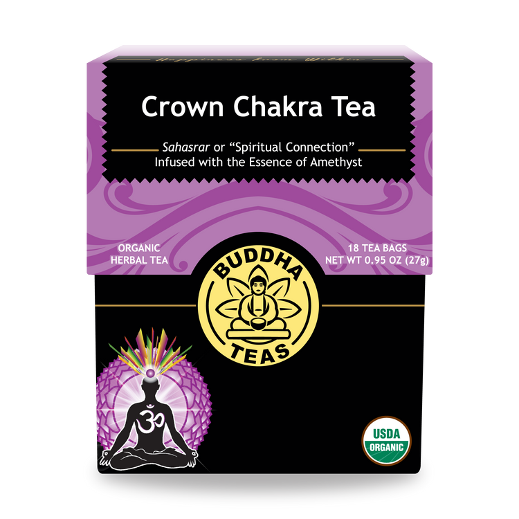 Buddha Teas Crown Chakra Tea - front view