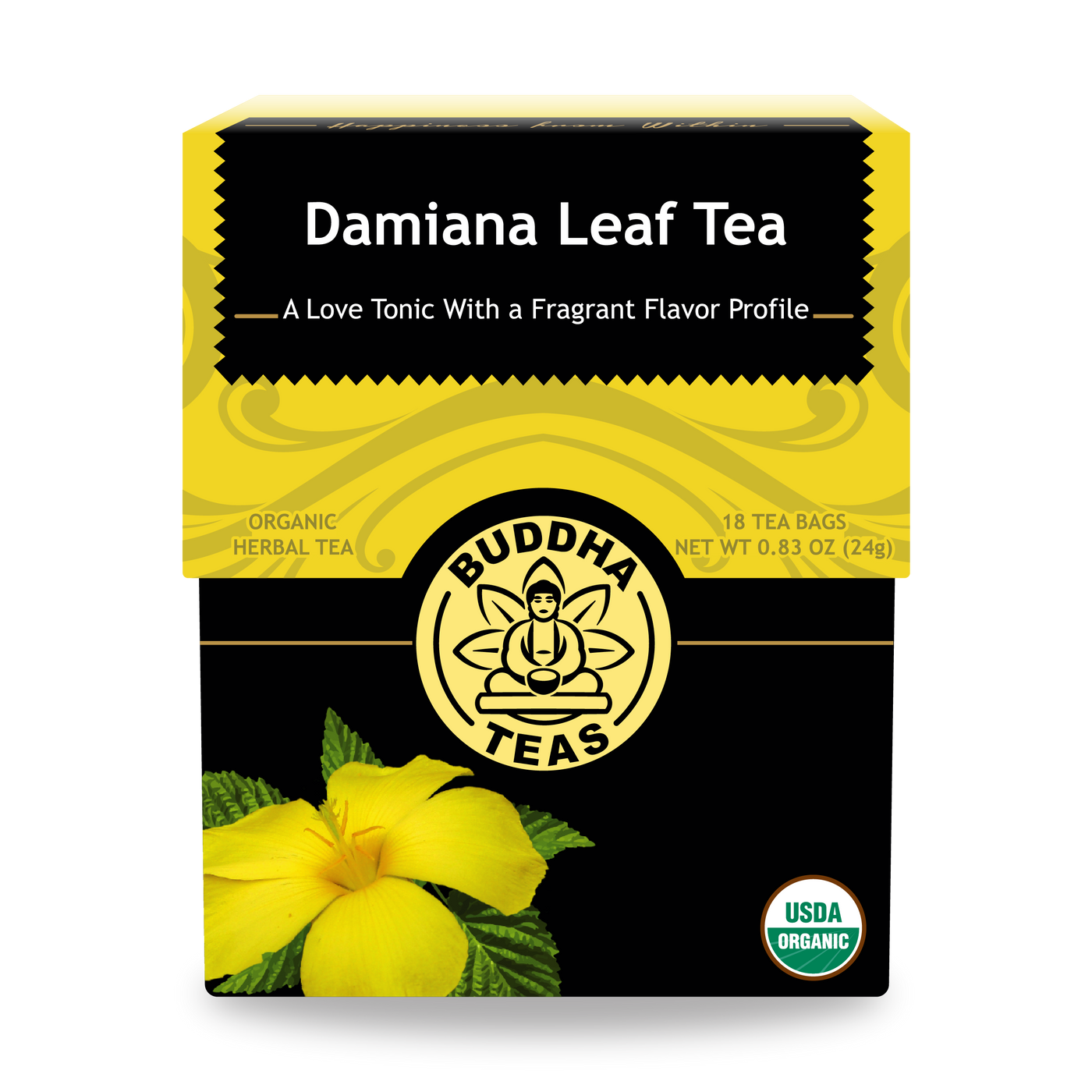 Buddha Teas Damiana Leaf Tea - front view