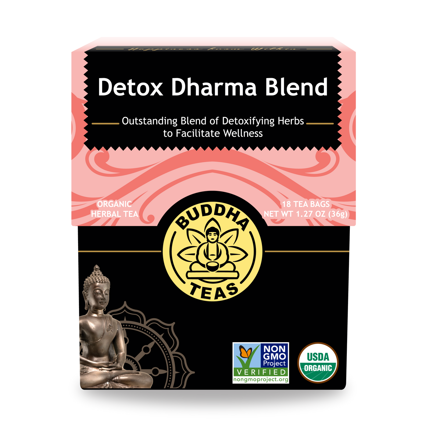 Buddha Teas Detox Dharma Blend - front view