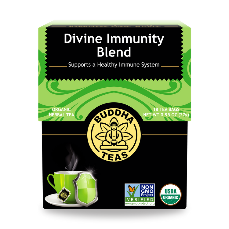 Buddha Teas Divine Immunity Blend - front view