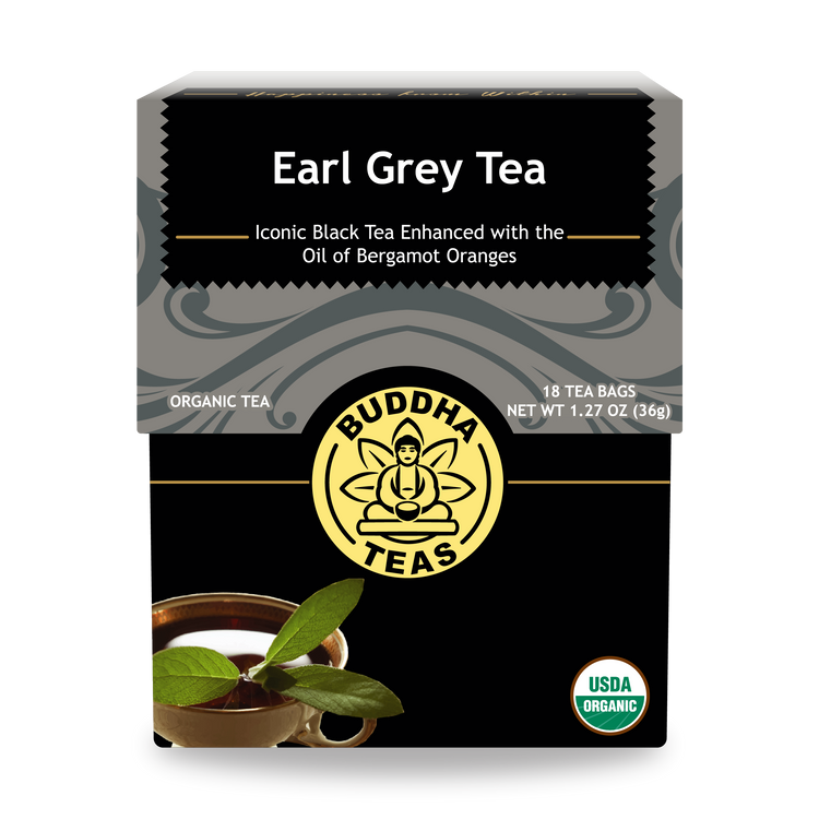 Buddha Teas Earl Grey Tea - front view