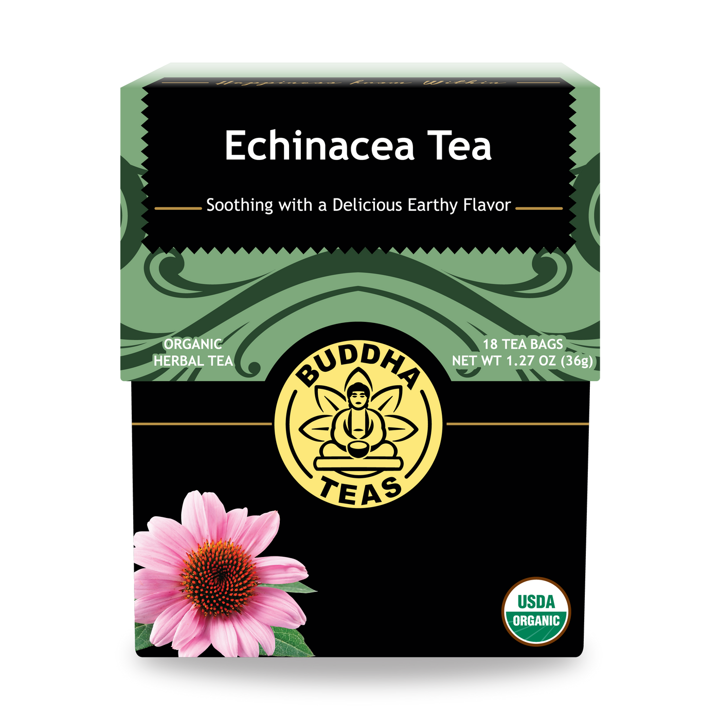 Buddha Teas Echinacea Tea - front view