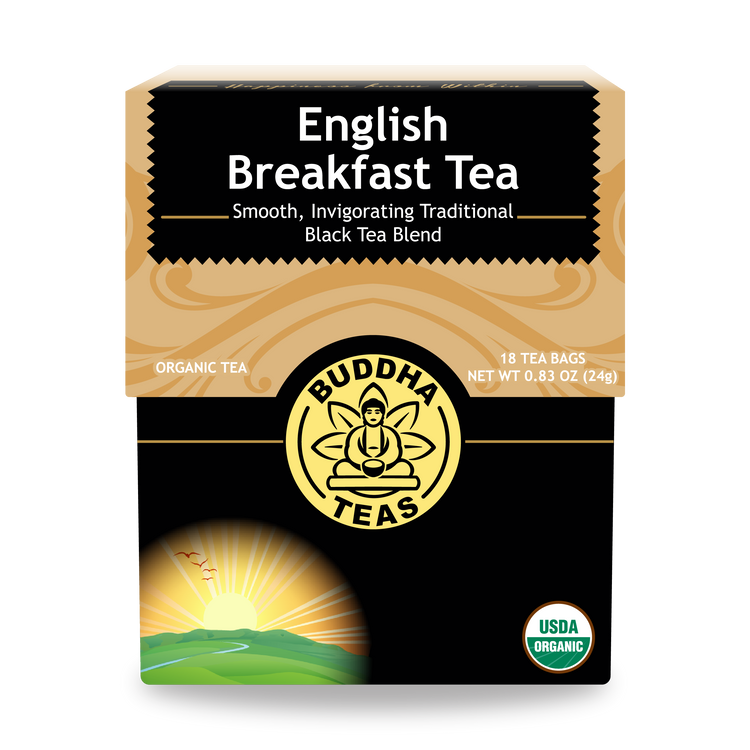 Buddha Teas English Breakfast Tea - front view