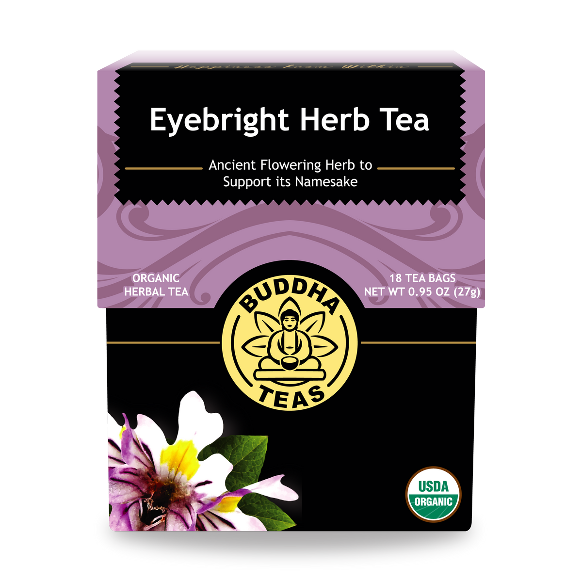 Buddha Teas Eyebright Herb Tea - front view