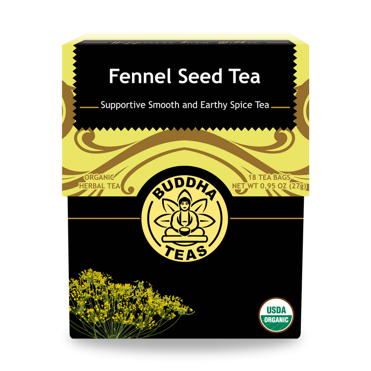 Buddha Teas Fennel Seed Tea - front view
