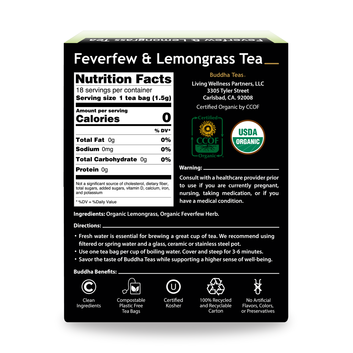 Feverfew Lemongrass Tea