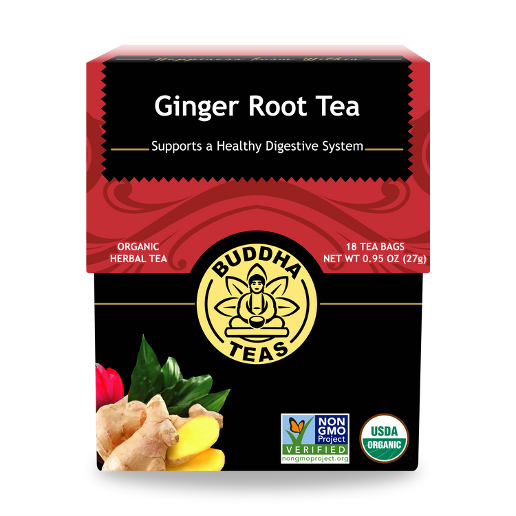 Buddha Teas Ginger Root Tea - front view