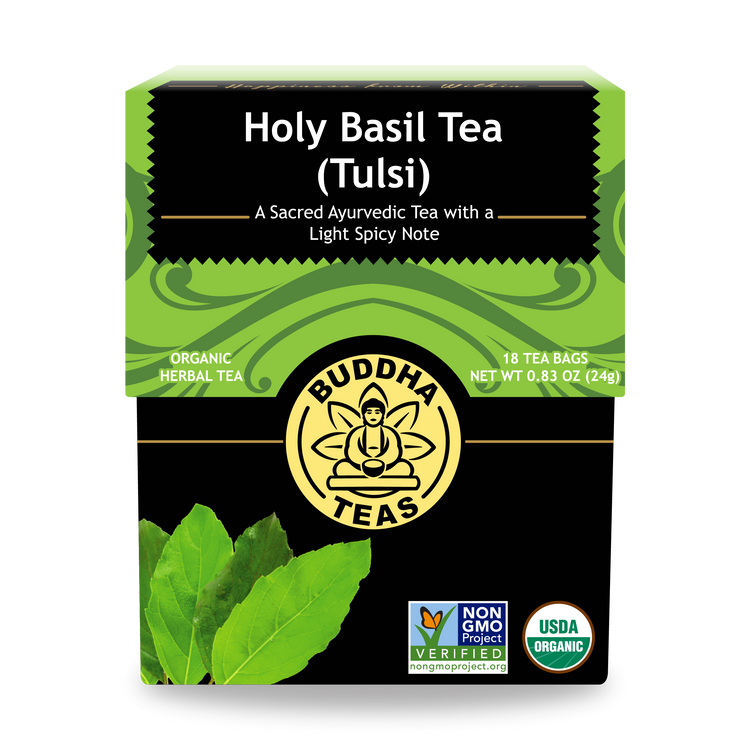 Buddha Teas Holy Basil Tea - front view