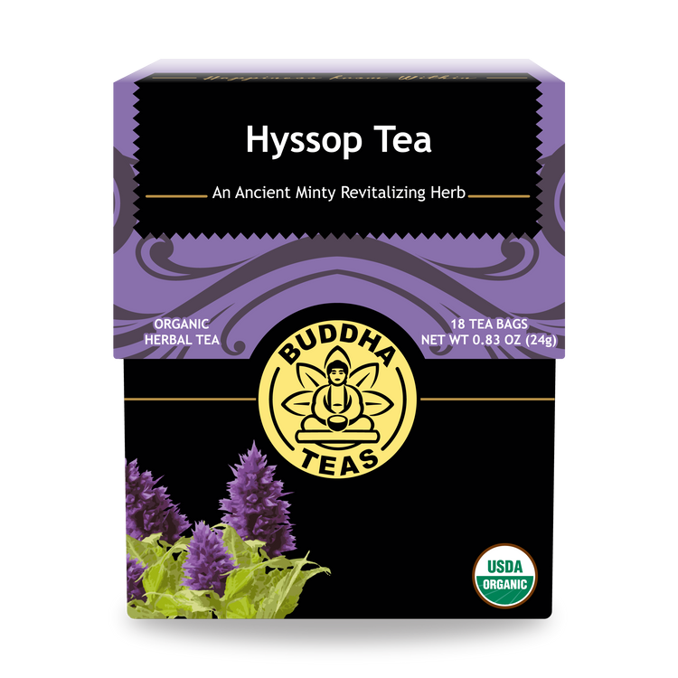 Buddha Teas Hyssop Tea - front view