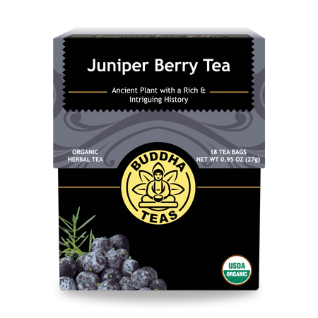 Buddha Teas Juniper Berry Tea - front view