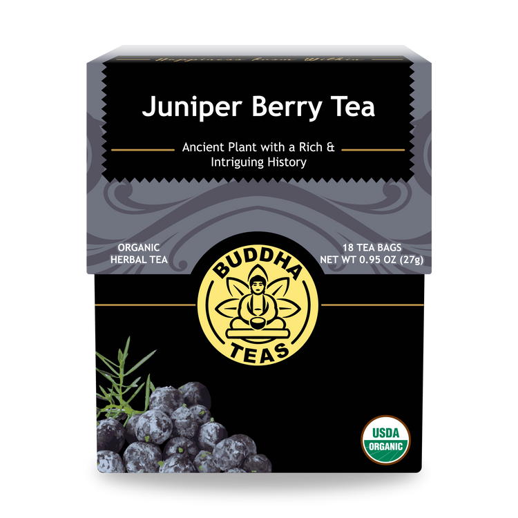 Buddha Teas Juniper Berry Tea - front view