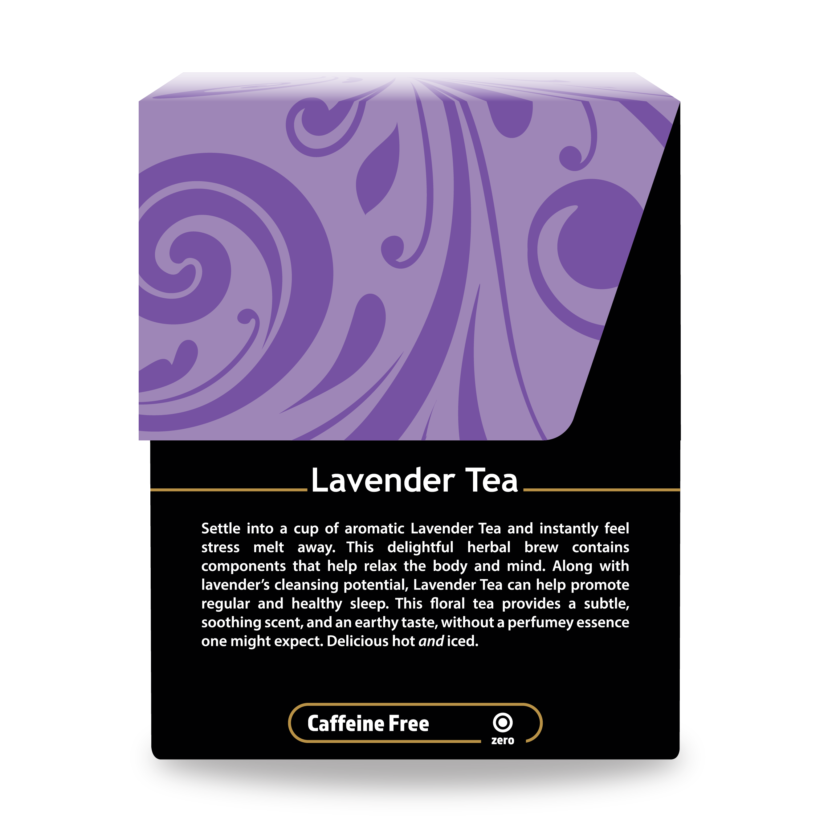 Buddha Teas Lavender Tea - right side panel