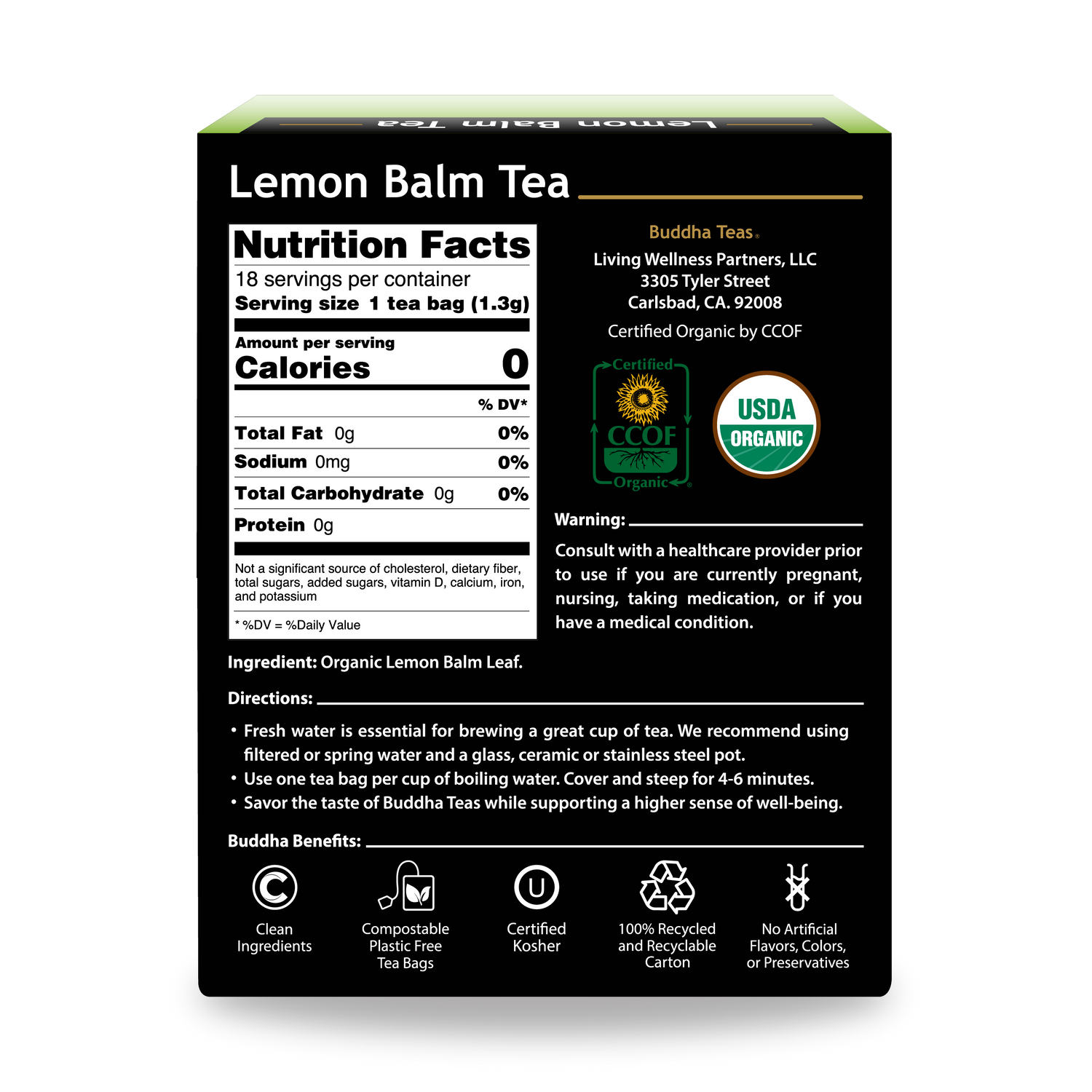 Lemon Balm Tea