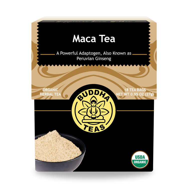 Buddha Teas Maca Tea - front view