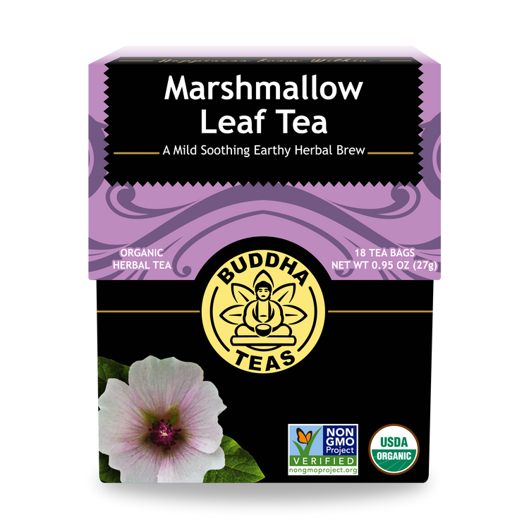 Buddha Teas Marshmallow Leaf Tea - front view