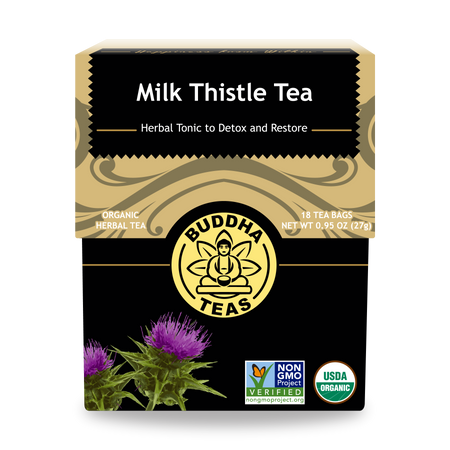 Buddha Teas Milk Thistle Tea - front view