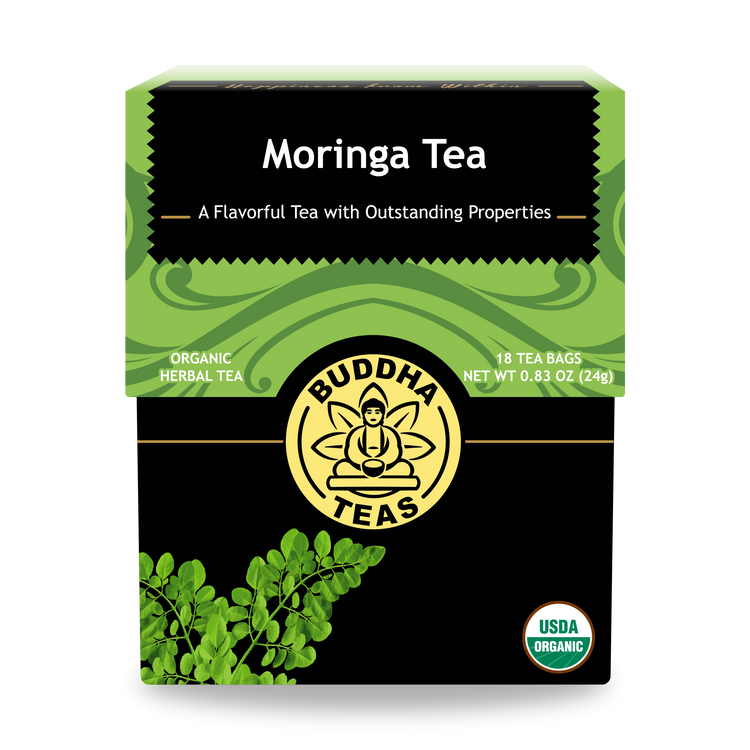 Buddha Teas Moringa Tea - front view
