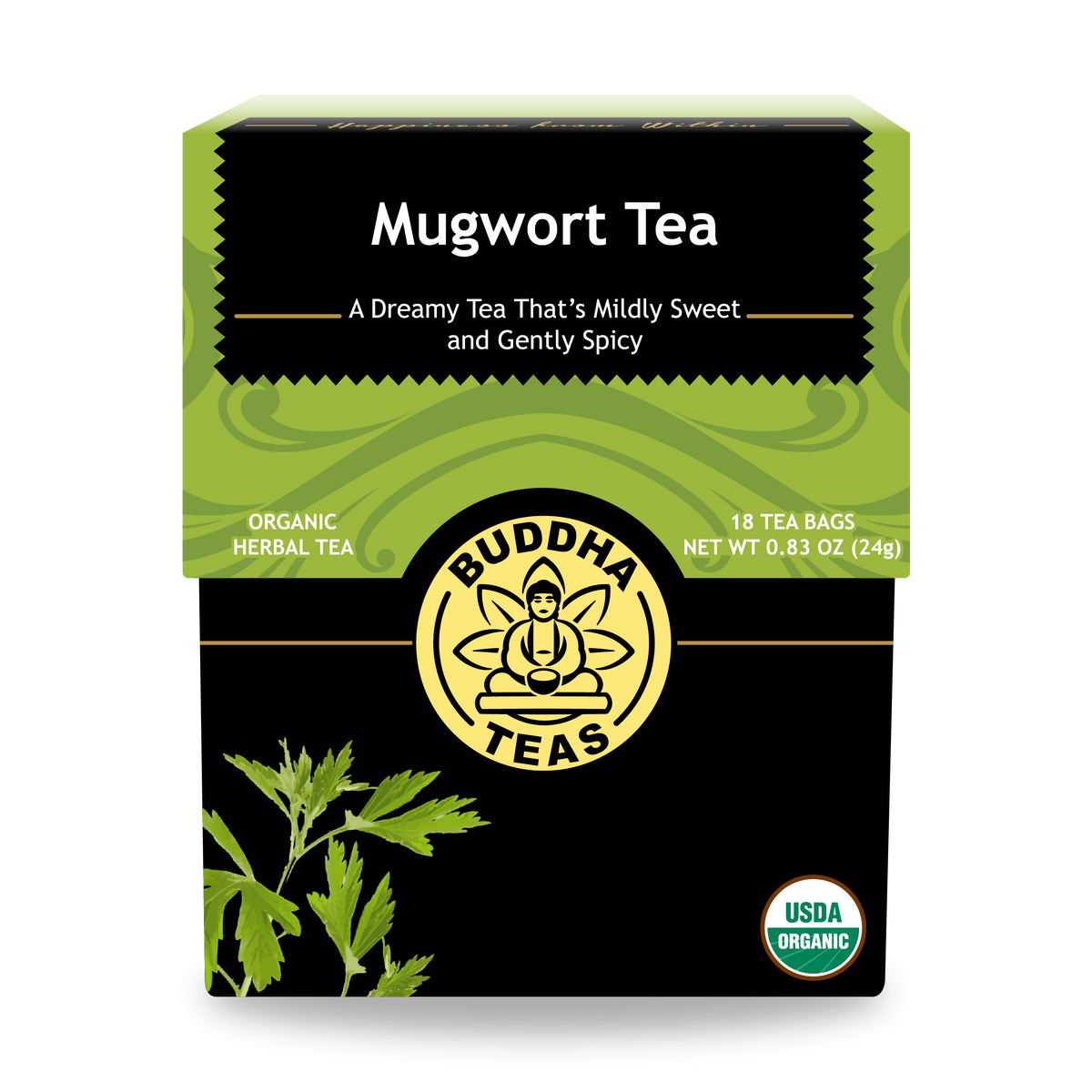 Buddha Teas Mugwort Tea - front view