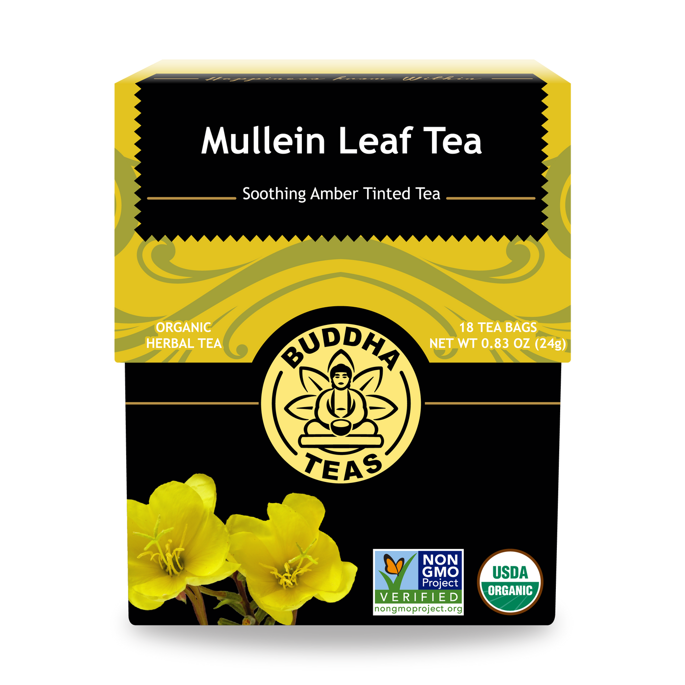 Buddha Teas Mullein Leaf Tea - front view