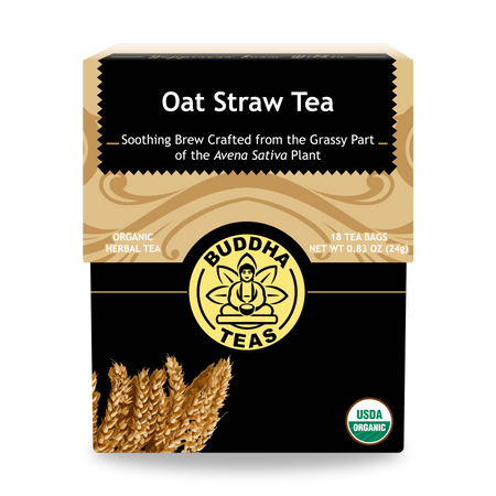 Buddha Teas Oat Straw Tea - front view