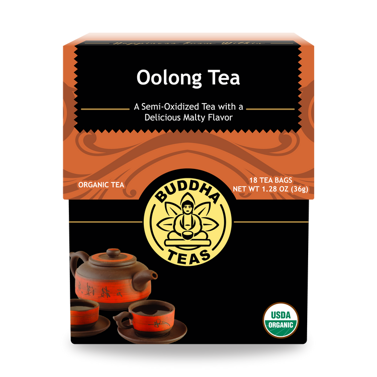 Buddha Teas Oolong Tea - front view