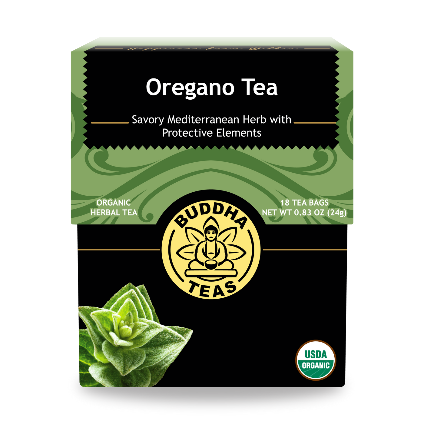 Buddha Teas Oregano Tea - front view
