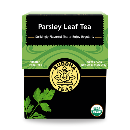 Buddha Teas Parsley Leaf Tea - front view