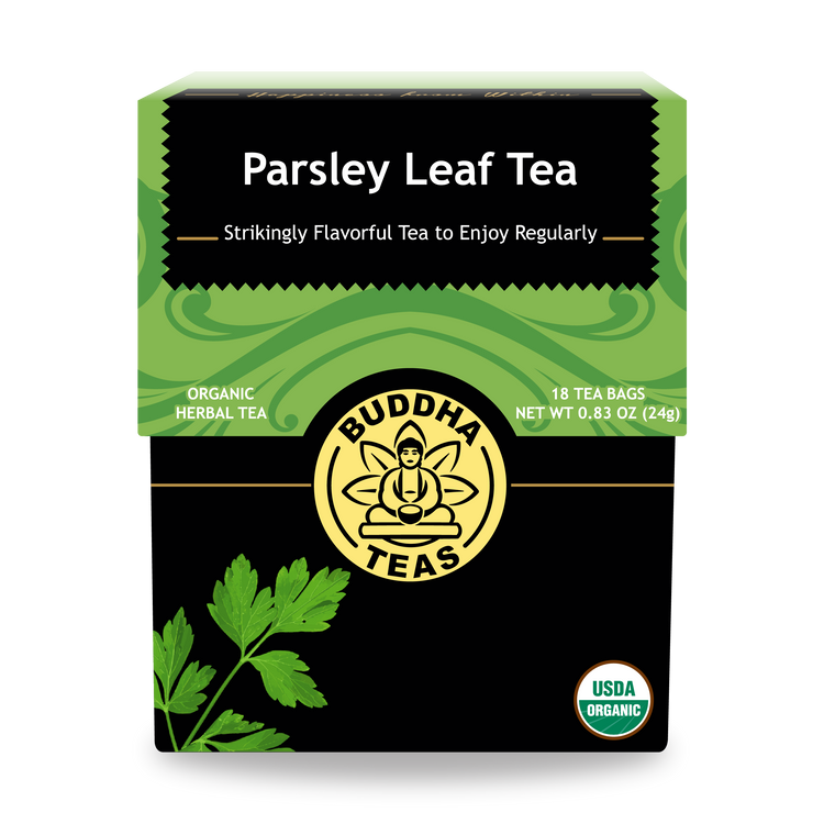 Buddha Teas Parsley Leaf Tea - front view