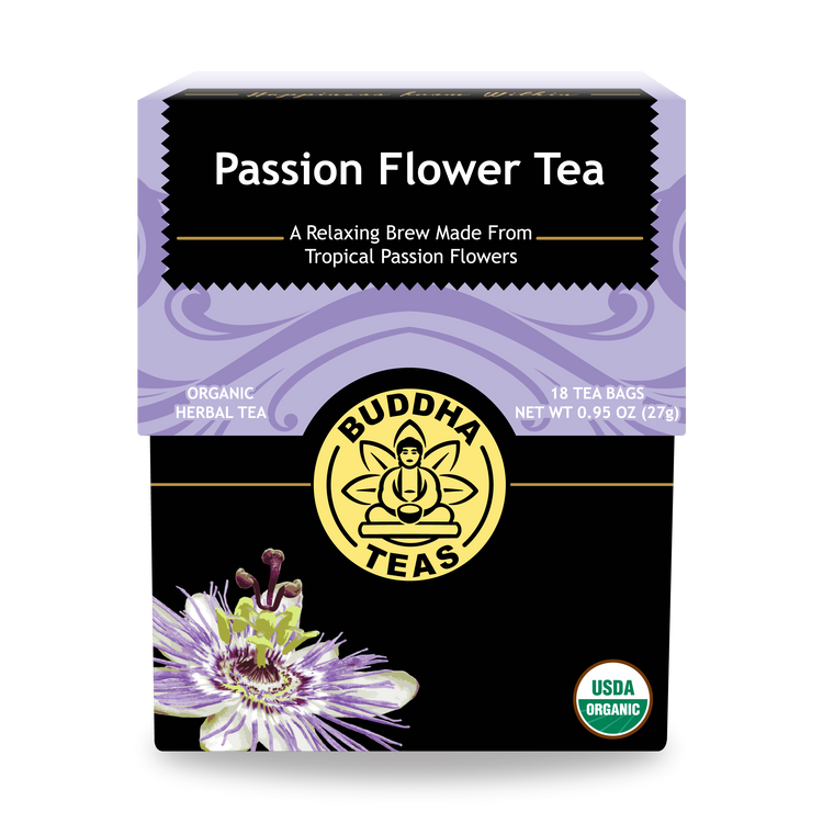 Buddha Teas Passion Flower Tea - front view