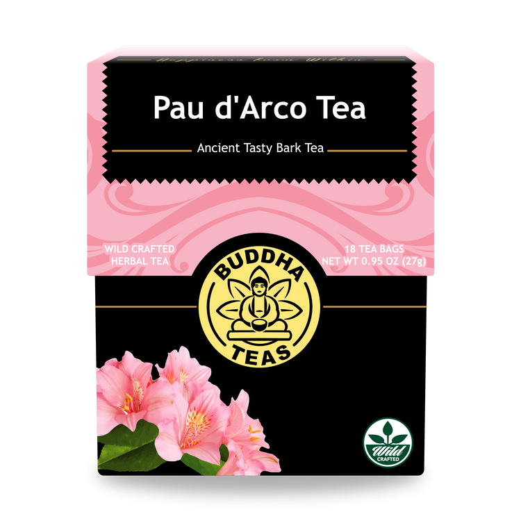Buddha Teas Pau dArco Tea - front view