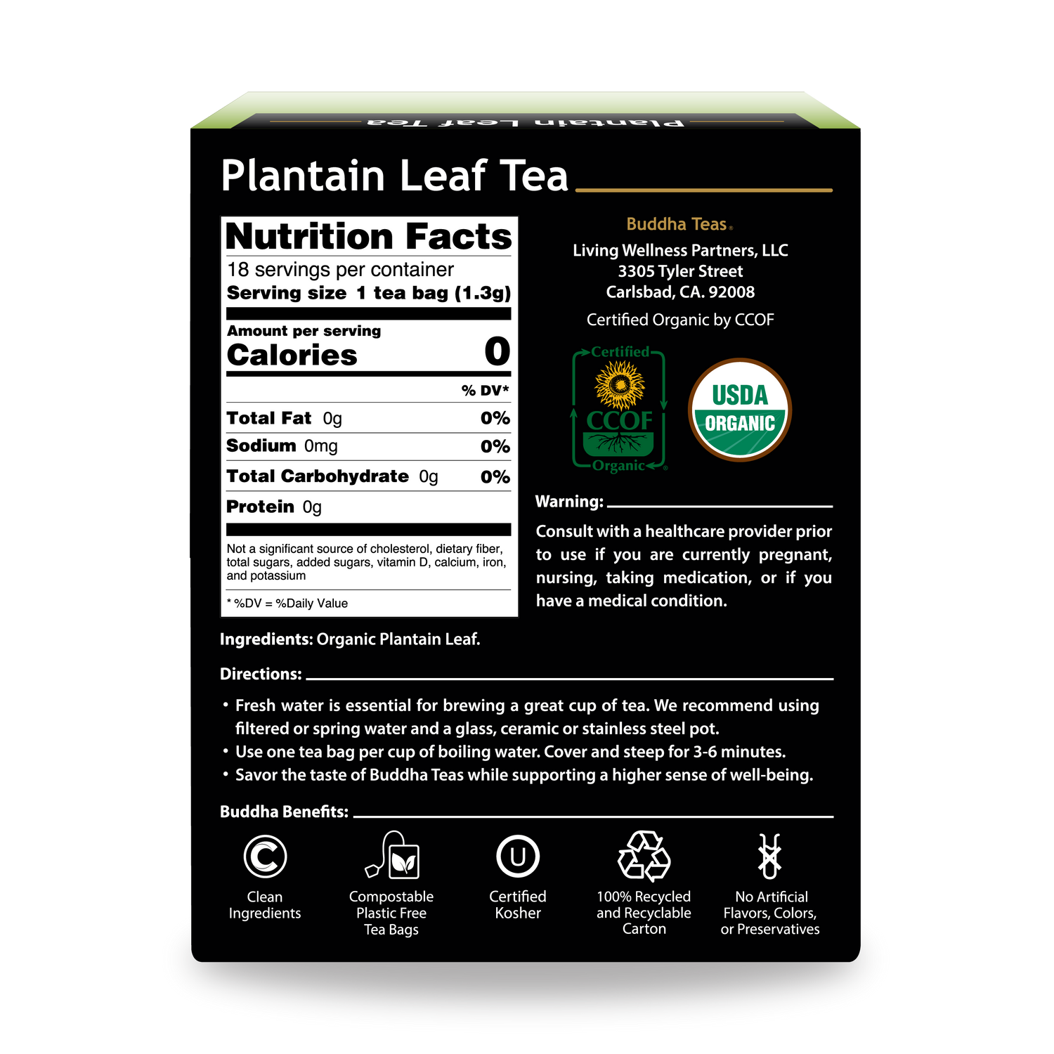 Plantain Leaf Tea
