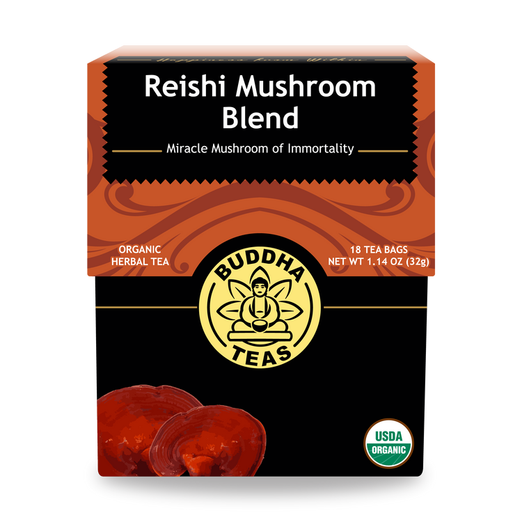 Buddha Teas Reishi Mushroom Blend - front view