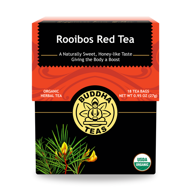 Buddha Teas Rooibos Red Tea - front view