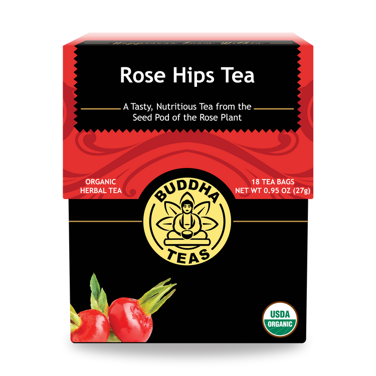 Buddha Teas Rose Hips Tea - front view