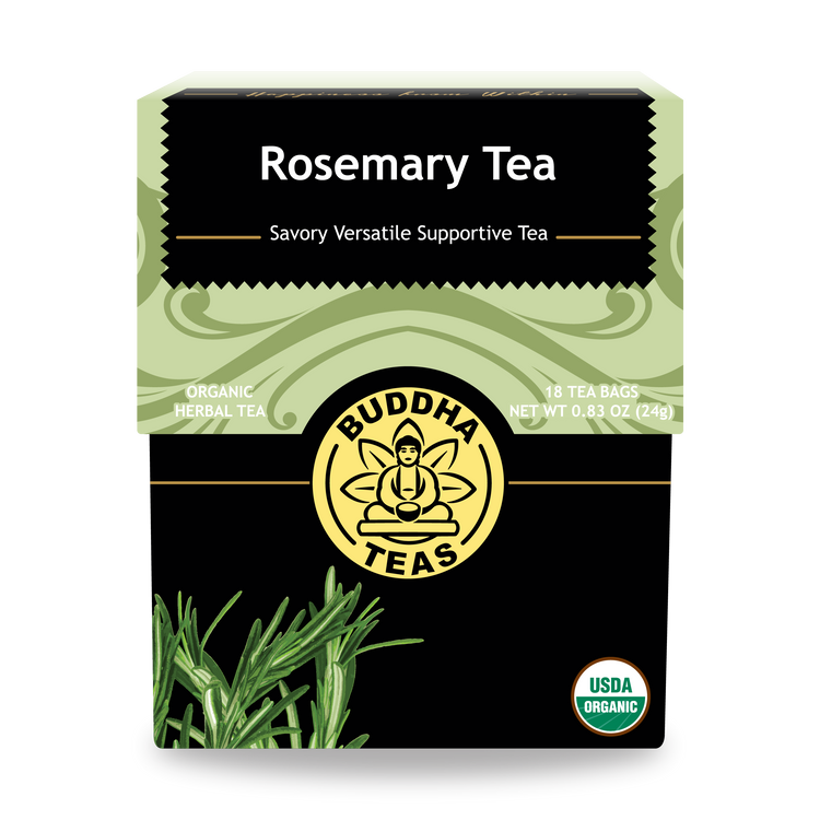Buddha Teas Rosemary Tea - front view